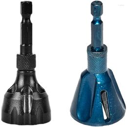 2Pack All Thread Deburring Tool Chamfering Drill Bit Remove Burr Tools With Tungsten Carbide Blade