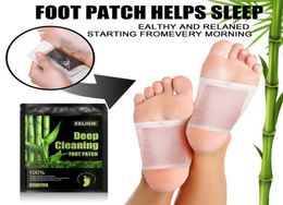 Natural Herbal Detox Foot Patches Pads Treatment Deep Cleaning Feet Care Body Health Relief Stress Helps Sleep6141147
