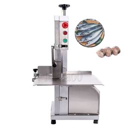 Electric Bone Cutting Machine 850W Desktop Supermarket Food-Grade Frozen Meat Fish Saw Cutter