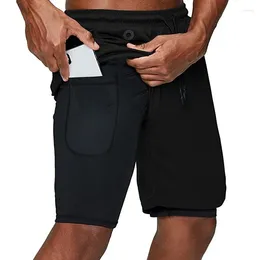 Men's Shorts Sportwear Summer Fitness Men Clothing 2024 Casual Elastic Waist Anti-lighting Five-Point Pants Sports Stretch
