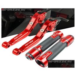 Motorcycle Brakes Accessories Extendable Brake Clutch Levers Handlebar Hand Grips For Aprilia Rsv Mille R 1999 2000 2001 2002 Drop De Dhgto