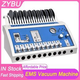 EMS Muscle Stimulation Vacuum Therapy Breast Enhancement Butt Lift Beauty Machine Bio Micro Current Treatment Body Shaping Negative Pressure Massage