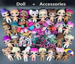 Lols surprise original doll accessories clothing suit 8 cm dress baby statue sister lol surprise girl toys gifts1166545