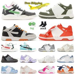 Free Shipping DHgate Out Of Office Sneaker Mens Women Casual Shoes Designer offes Low-Top Walking Suede Sponge Leather OOO Mid Top Runners Platform Trainers Sneakers