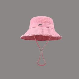 Unisex Jacqmus Le Pink Bob Artichaut Bucket Hat Woman Man Lady