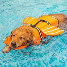 Jackets Dog Life Jacket Wings Design Pet Life Vest Dogs Flotation Lifesaver Preserver Swimsuit with Handle for Swim Pool Beach Boating