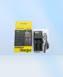 100 Original Nitecore New I2 Digicharger LCD Display Battery Charger Universal Nitecore i2 Charger VS Nitecore i2 D2 D4 UM10 UM201768182