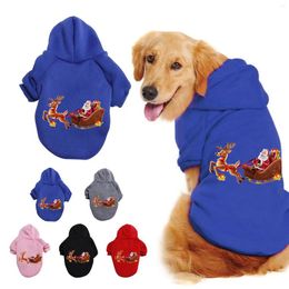 Dog Apparel Christmas Deer Santa Sweater Clothes Costume Pet