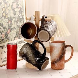 Mugs 900ml Large Capacity Ceramic Coffee Mug Creative Kiln Transformation Water Cup Home Coarse Vintage Breakfast Milk
