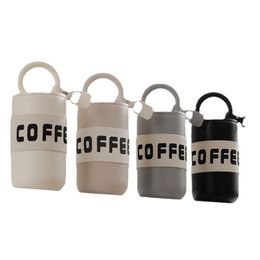 Tumblers Exquisite Stainless Steel Coffee Mug Vacuum Flask Lovely Men Women Lovers Small Portable Traveling Cup Outdoor Drop Delivery Dhwfu