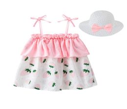 Girl039s Dresses Easter Dress Size 6 Kids Summer Toddler Fruit Off Clothes Princess Baby Shoulder Girl Girls Casual FrocksGirl4208134