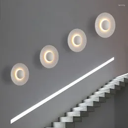 Wall Lamp LED Modern Lamps Lights Sconce For Stairs El Restaurant Bedroom Bedside Corridor Home Decoration Indoor Iron Lighting