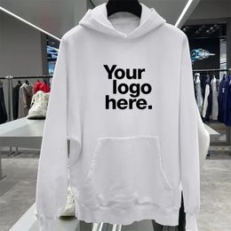 Men Hoodies Design Your Top Quality Women Hooded Sweaatshirt Pullovers Male Tops Y2K Streetwear Hoody Sweaters for Men 240228