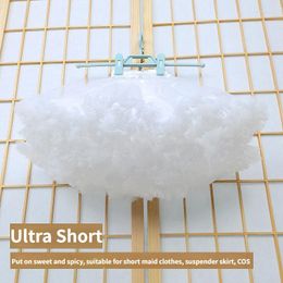 Skirts Women Lolita Cosplay Petticoat 35cm Boneless Multi-layer Soft Gauze Clouds Mini Children's Underskirt A-Line Puffy Tutu Skirt