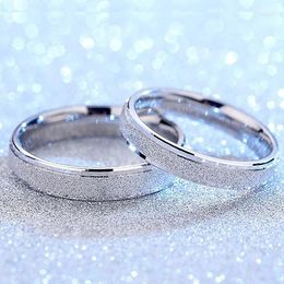 Cluster Rings Cloud Couple Ring A Pair Of 925 Sterling Silver Men And Women On The Foot Decoration Original Design Mosaic