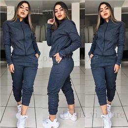 Women's Two Piece Pants Joggers Women Set Fashion Women Tracksuit 2 Piece Sweat Suit For Sportwear Sport Gym Set Two Piece Set Winter Matching Set 2023 T240228