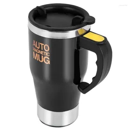 Mugs Self Stirring Mug Electric Coffee Tea Stainless Steel Double Wall Travel For Party