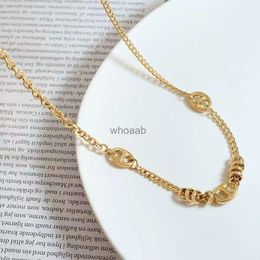 Necklaces Necklaces Designer Necklace G Jewellery Necklace Mens Long Letter Chains Necklaces Men Women Golden Jewlery Party G238054C-6 240228