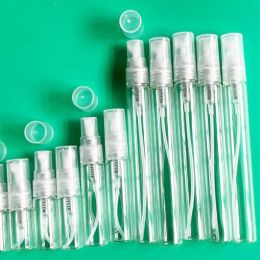 Bottle 100/200pcs 2/3/5ml Glass Spray Bottle Small Cosmetic Packing Atomizer Perfume Bottles Atomizing Spray Liquid Container Bulk Sale