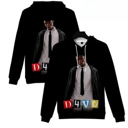 Rapper D4vd Merch 3D Print Oversized Women/Men Hoodie Sweatshirt Y2K Streetwear Hip Hop Pullover Hooded Jacket Casual Tracksuit