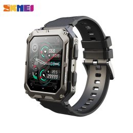 Watches 2 pieces/lot SKMEI 1.83 inch 380mAH Bluetooth Call Swimming Smart Watch Mens Pedometer Fitness Tracker Waterproof SmartWatch