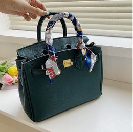 Название товара wholesale женская сумка на плечо 12 цветов Джокер сплошной цвет средняя модная сумка-мессенджер элегантная сумка с лентой простая сумка с тиснением личи 1905 # Код товара