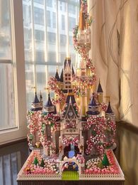 Brick Girl Build Lepin Architecture Hogwarts Building Blocks Fantasy Toy Technic Block Castle Princess Figure Christmas