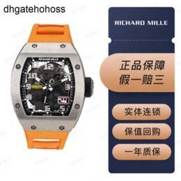 Richarmills Watch Swiss Watches Automatic Mechanical Mens Series RM029 Titanium Alloy Limited Edition Fashion Leisure Sports Mechani Frj N1RQ