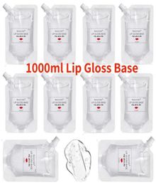 1000ml DIY Clear Lipgloss Base Oil NonStick Moisturizing Lipstick Material Gel Lip Gloss Handmade Liquid Makeup124549869199