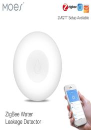 ZigBee Tuya Smart App Remote Control Flood Sensor Water Leakage Detector Water Tank Full Alert Overflow Security Alarm System7097921