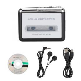 Player Cassette Player USB Tape to MP3 Converter Portable Stereo Audio Music Player Cassette Capture Recorder