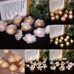 New Christmas Party Decoration LED Lights Simulation Phalaenopsis Orchid Light Battery Powered Wedding Birthday Home Garden Supplies