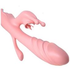 Sex Toy Massager Gspot Rabbit Vibrator 3 in 1 Vibrating Dildo Toys for Women 8 Speeds Clitoris Stimulator Female Masturbator Adul1687210