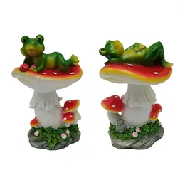 Garden Decorations Frog Statues Decoration Resin Figurine For Home Furnishing