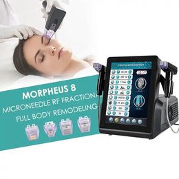 2024 Microneedle Morpheus 8 Fractional Body Face Microneedling RF Fractional Machine Removal scar skin tightening lifting Gold RF beauty machine