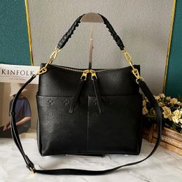 High-grade Full Grain Leather Handbag Designer Melie Tote Crossbody Bag Casual Luxury Handbag Laptop Bag Mom Bag Fashion Shopping Bag Multifunctional Use 240516