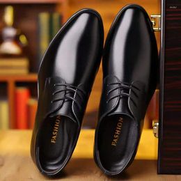 Dress Shoes Men's Man Black Groom Business Suit Winter Fleece Student Casual Leather Wedding