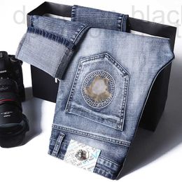 designer Men's Jeans Fashion brand jeans wear high-end Medusa head embroidery fashion slim casual pants 28 29 30 31 32 33 34 35 36 38 40