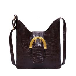 PB0005 Crocodile PU Leater Messenger Bags Crossbody Bag New Fashion Texture Women Bag Temperament Versatile One Shoulder Bag234b