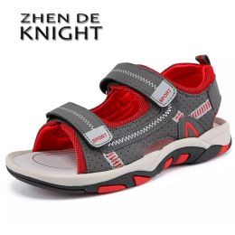 Outdoor 2021 Summer Kids Shoes Brand Closed Toe Toddler Boys Sandals Orthopaedic Sport PU Leather Baby Boys Sandals Shoes