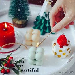 Candles Candle Korea ins small cube Scented Candle Home Fragrance Geometric Shape Decoration Soy Wax Aromatherapy Candles Shooting Props