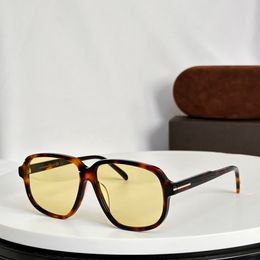 1024 Dark Havana/Yellow Sunglasses for Men Luxury Glasses Shades Designer UV400 Eyewear