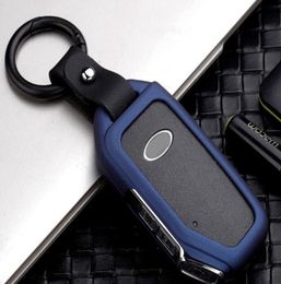 Car Galvanzed Alloy Key Cover Shell Pocket For KIA Sportage Ceed Sorento Cerato Forte 2021 Smart FOB Case Accessories Keychains8956710