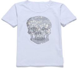 Mens Womens Streetwear Summer Tshirts Mastermind Shining Diamond Rhine Tshirts Skulls Pattern Crew Neck Short Sleeve TShirts2568943