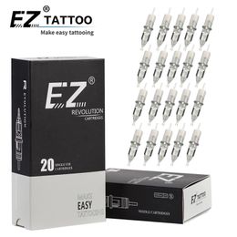 EZ Revolution Tattoo Cartridge Needle Round Liner RL #12 0.35 MM #10 0.30 Long Taper Rotary Machine Supply 20 Pcs/Box 240219