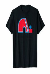 Men039s TShirts Black Quebec Hockey Vintage Team Logo Nordiques TShirt Us MenS Trend 2021 Printing Apparel Tee Shirt3031985