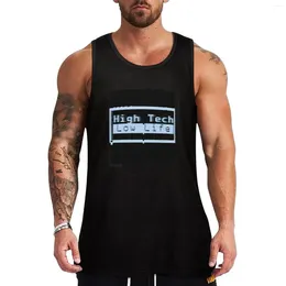 Men's Tank Tops High Tech Low Life V.2 Top Bodybuilding Shirt Men Sleeveless Man Shirts Fitness Clothing For