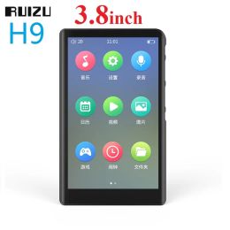 Players Original Ruizu H9 Metal Mp3 Player Bt 5.0 with 3.8inch Full Touch Screen Music Player Support Fm Radio Recording Ebook Video