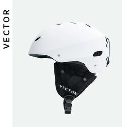 VECTOR Man Women Snowboard Snowmobile Ski Helmet CE Certification Adult Windproof Skating Skateboard Snow Sports Cycling Helmets 240226