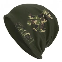 Berets Defqon Festival Logo Beanies Skullies Army Print Caps Women Men Retro Warm Dual-use Bonnet Knitted Hat